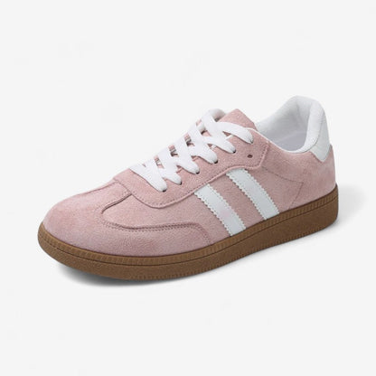 Katherine – Sneakers met Vetersluiting en Ronde Neus en slip on ontwerp