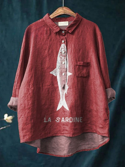Lily | Sardine Grafik Shirt