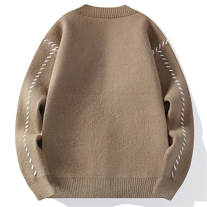 Tom Hollinger | Weiche Strickjacke mit Ziernähten