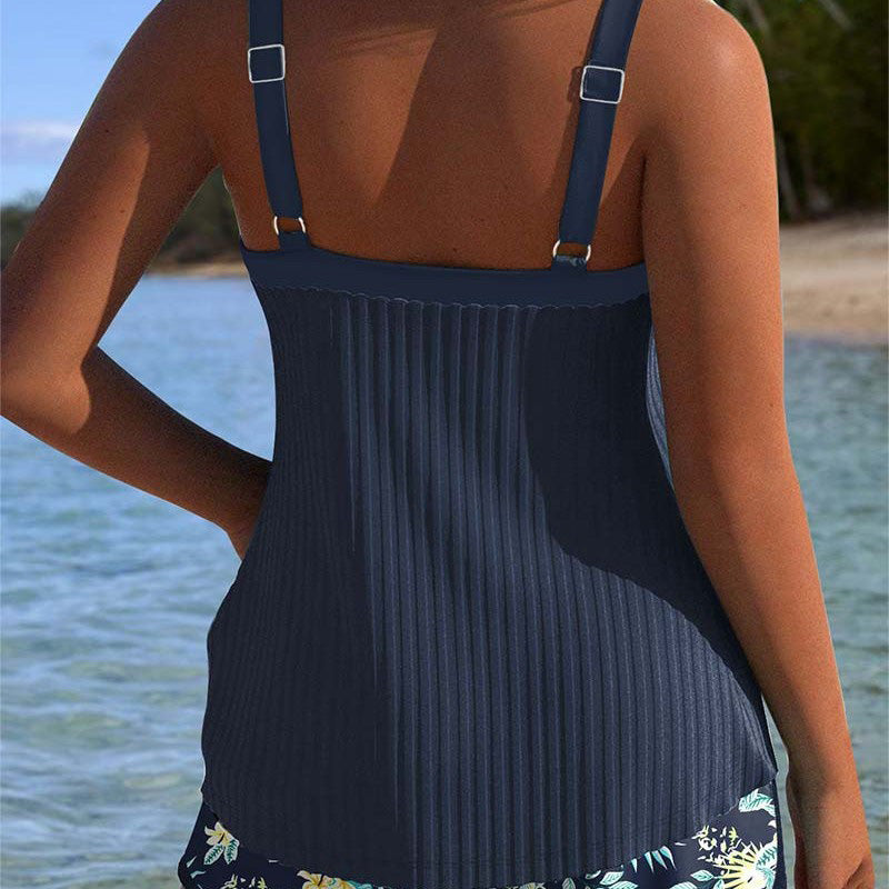 Nayi | Bedruckter Badeanzug mit Top und Shorts
