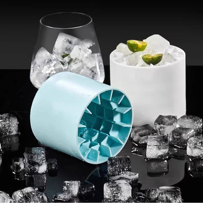 Silikon-Eiswürfelform für runde Eiswürfel