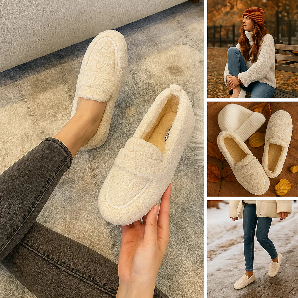 CozySteps™ Luxe Wollen Instappers - 100% Lamswol