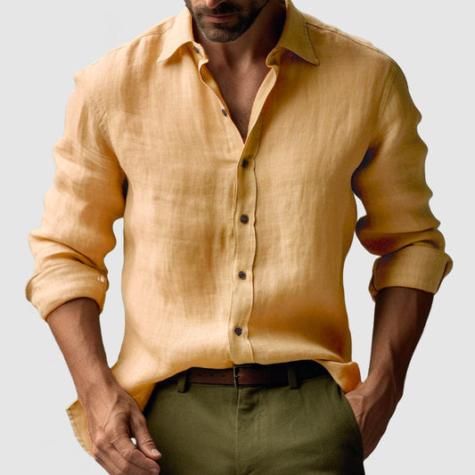 Harlon – Vintage Linen Shirt for Men