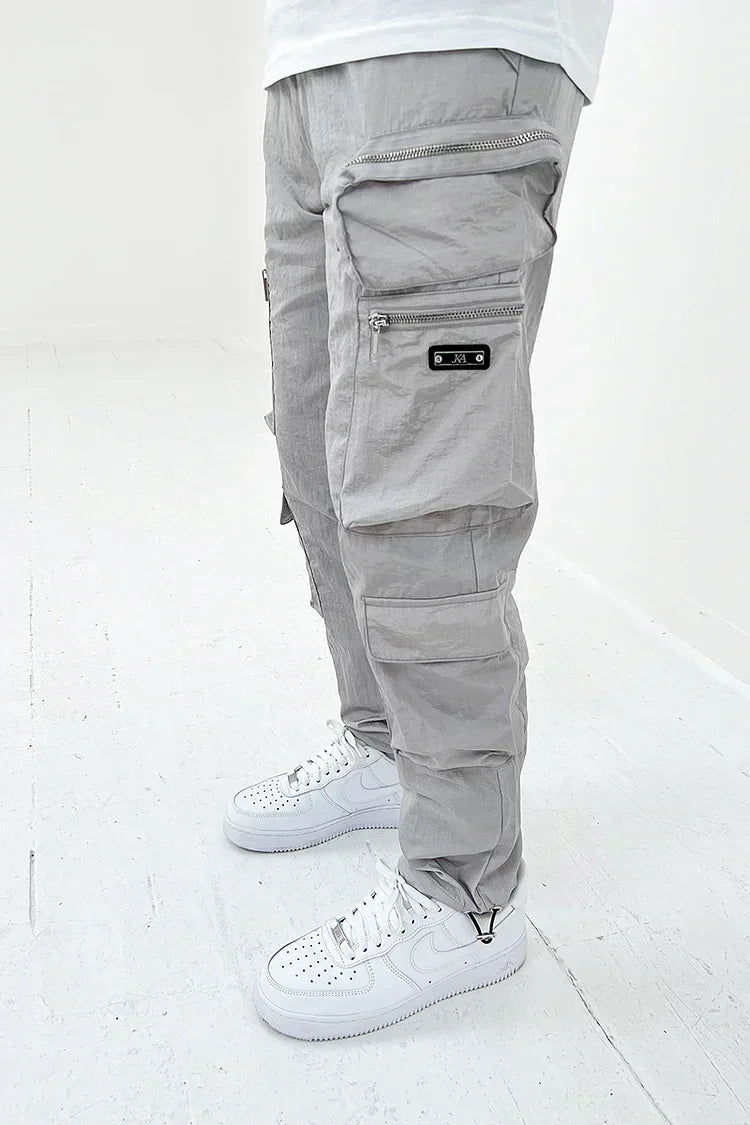 Men’s Cargo Pocket Trousers – Durable Utility Pants Comfortable Outdoor Casual Multi Pocket Workwear