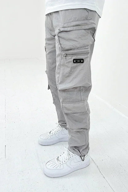 Men’s Cargo Pocket Trousers – Durable Utility Pants Comfortable Outdoor Casual Multi Pocket Workwear