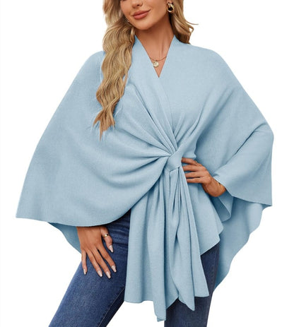 50% OFF | Soft, elegant shawl poncho for cozy, chic layering