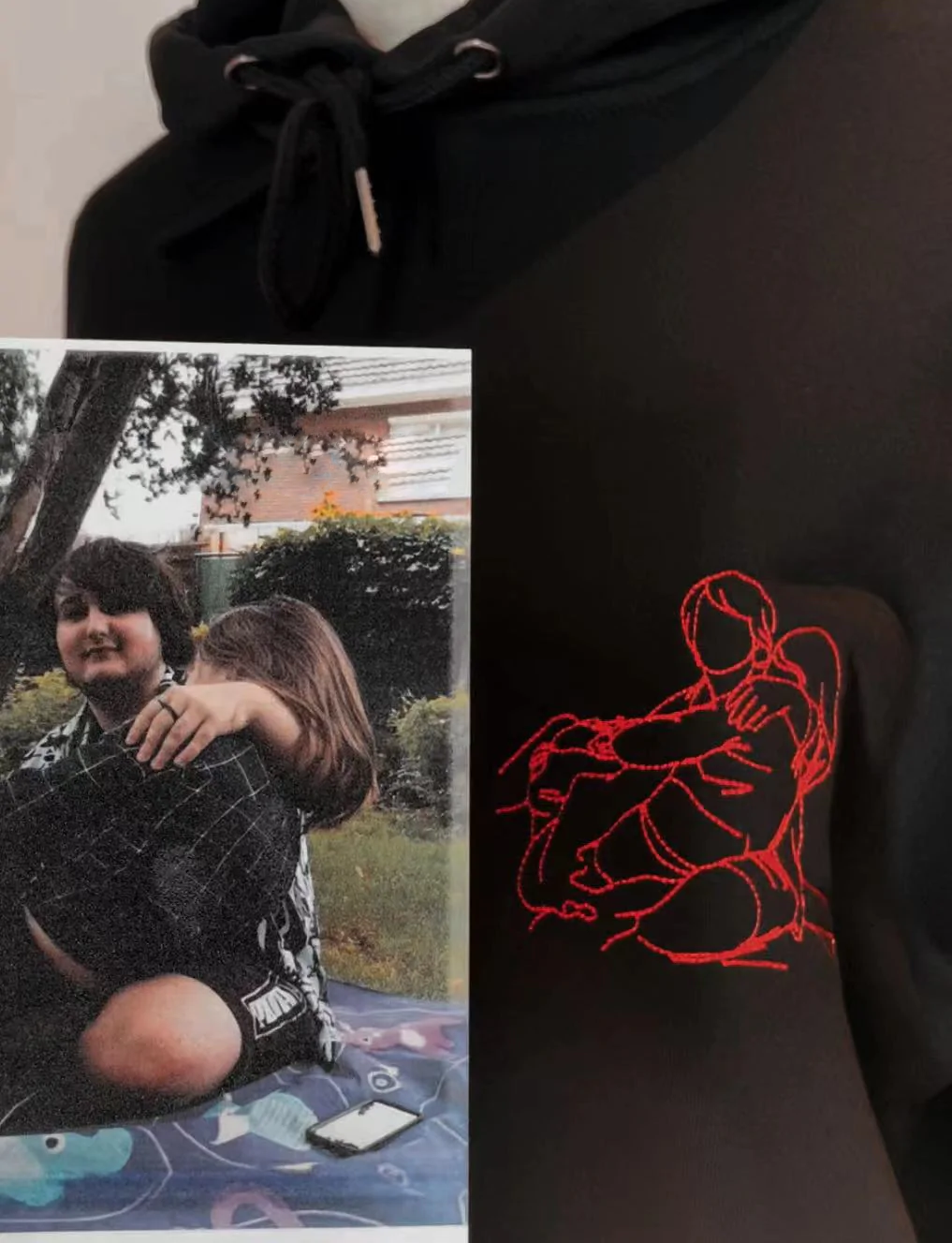 Nightly Wish Custom Embroidered Hoodie