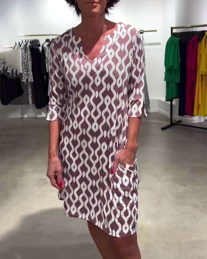 Zeravelle Graphic Stylish Dress