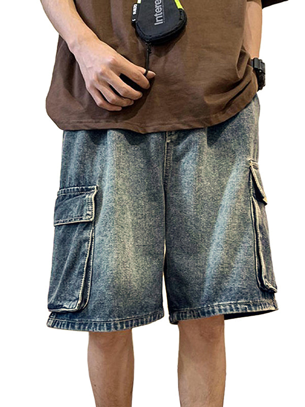 Herren shorts cargo denim locker street