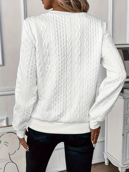 Women’s Zip-Up Knit Jumper – Casual & Lightweight