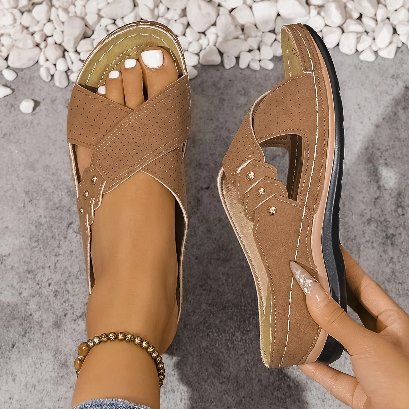 Lina | Orthopaedic Wedge Sandals