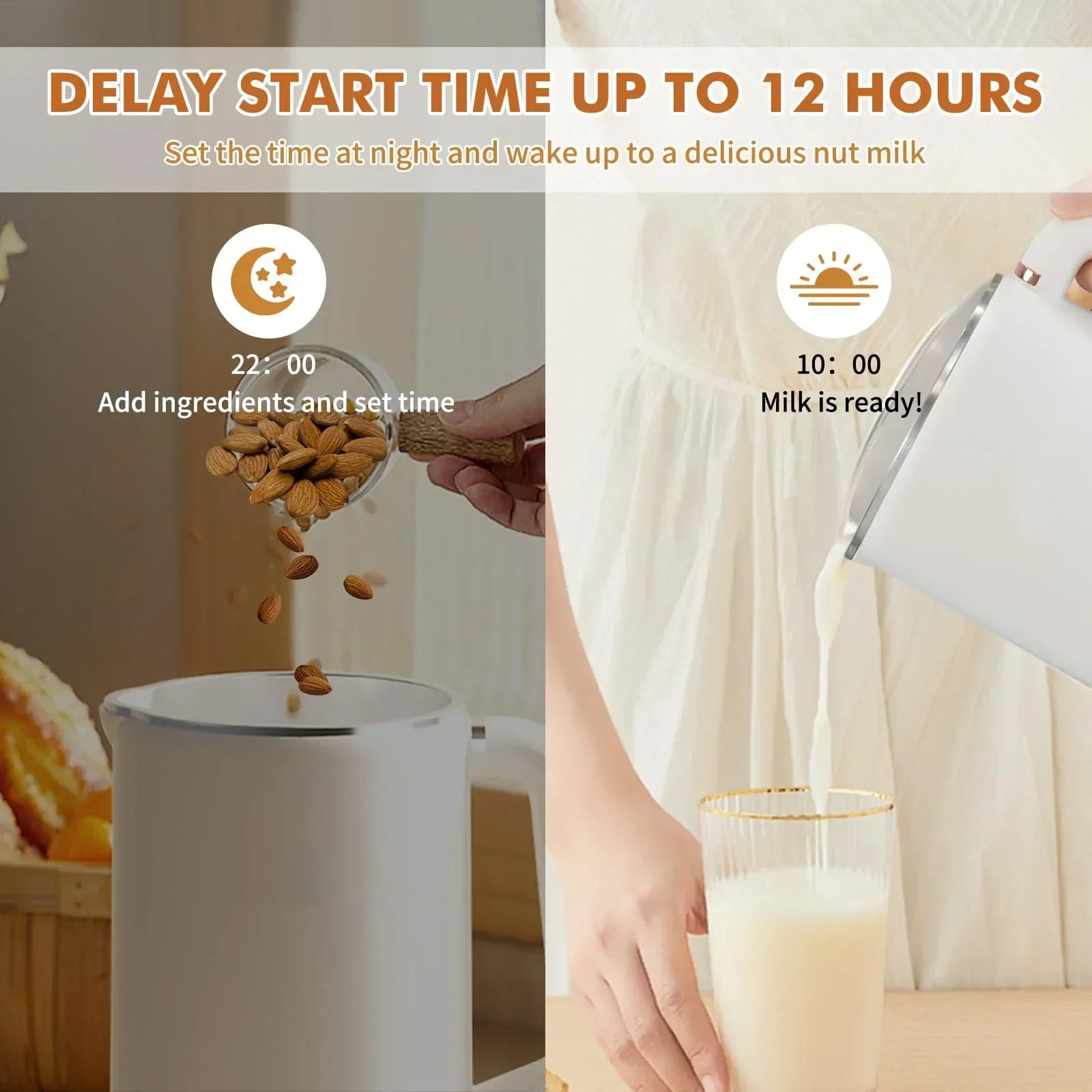 8-in-1 Nut Milk Maker (1000 ml) - NutriBlend-State of Style