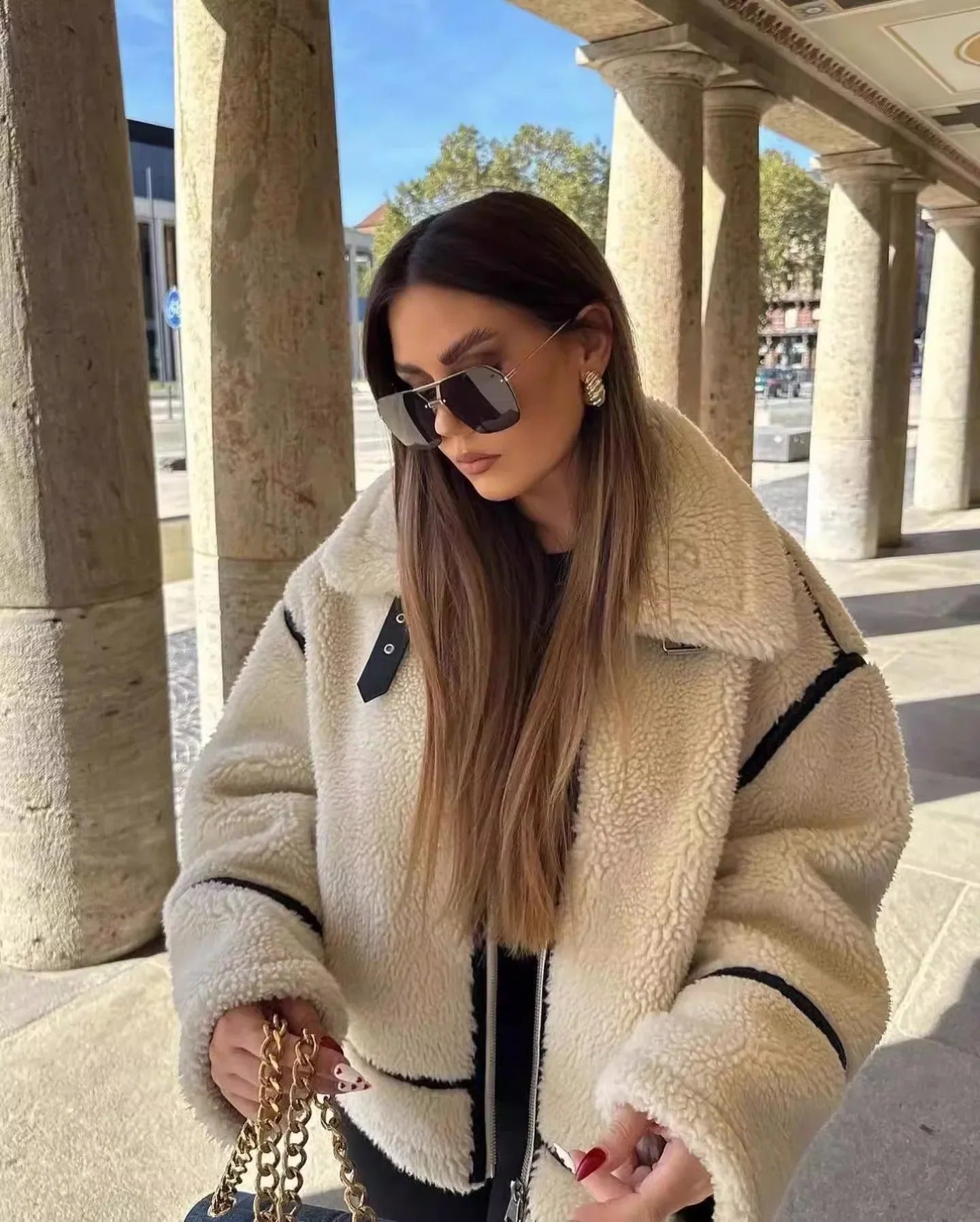 Josefina | Soft and warm teddy coat