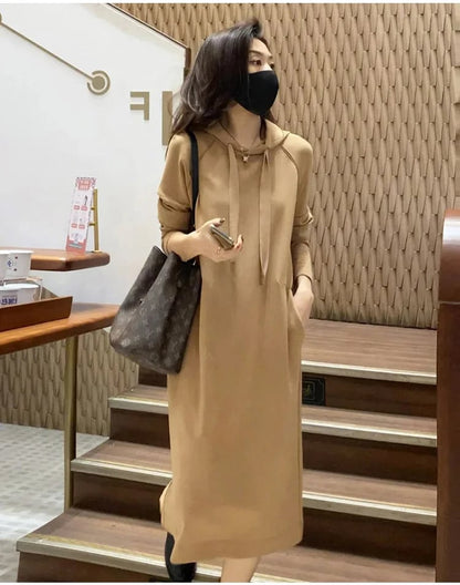 Adriana Del Pozo™️ Casual dress with a hood
