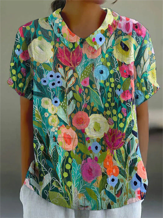 Daisy | Effortless print shirt