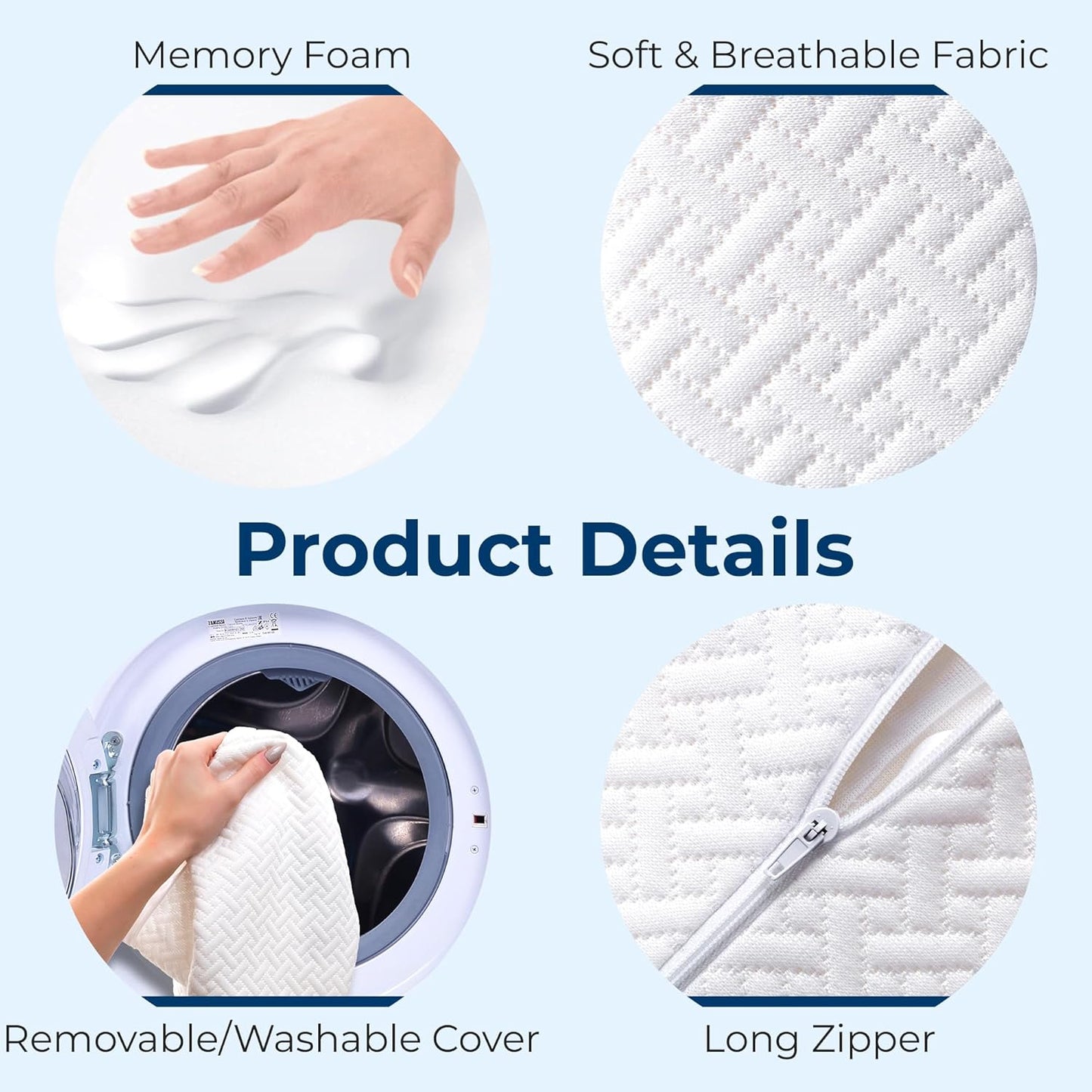 Knee Pillow for Side Sleepers