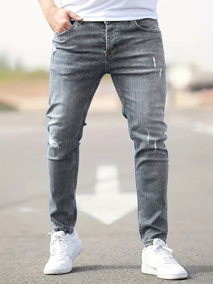 Jeans slim fit hombre estilo urbano moderno – pantalones cómodos casuales