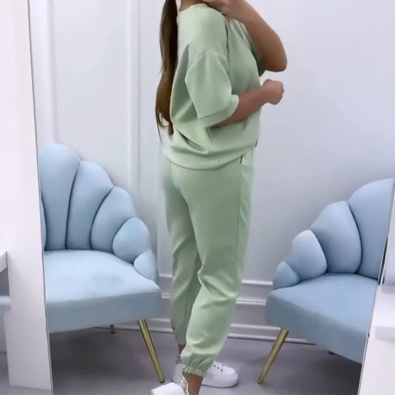 Stylish Short Sleeve Set