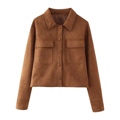 Elegante Wildlederjacke