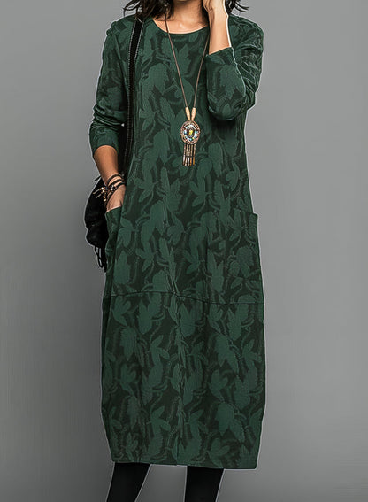 Women's Wedding Guest Printed Midi Dress