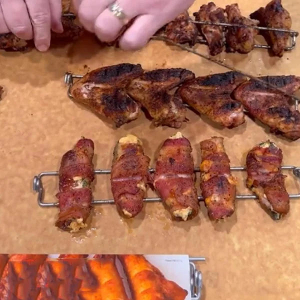 1 + 1 Gratis - Hähnchenflügel BBQ-Gabel
