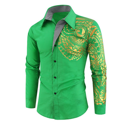 Herenoverhemd met Gouden Details – Darius