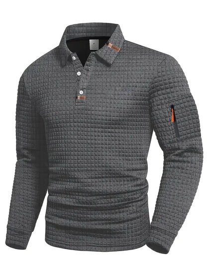 Ephraim - Textured Polo Shirt With Sleeve Pocket