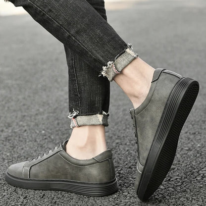 Milanoverdi Hand-Stitched Genuine Italian Leather Sneakers