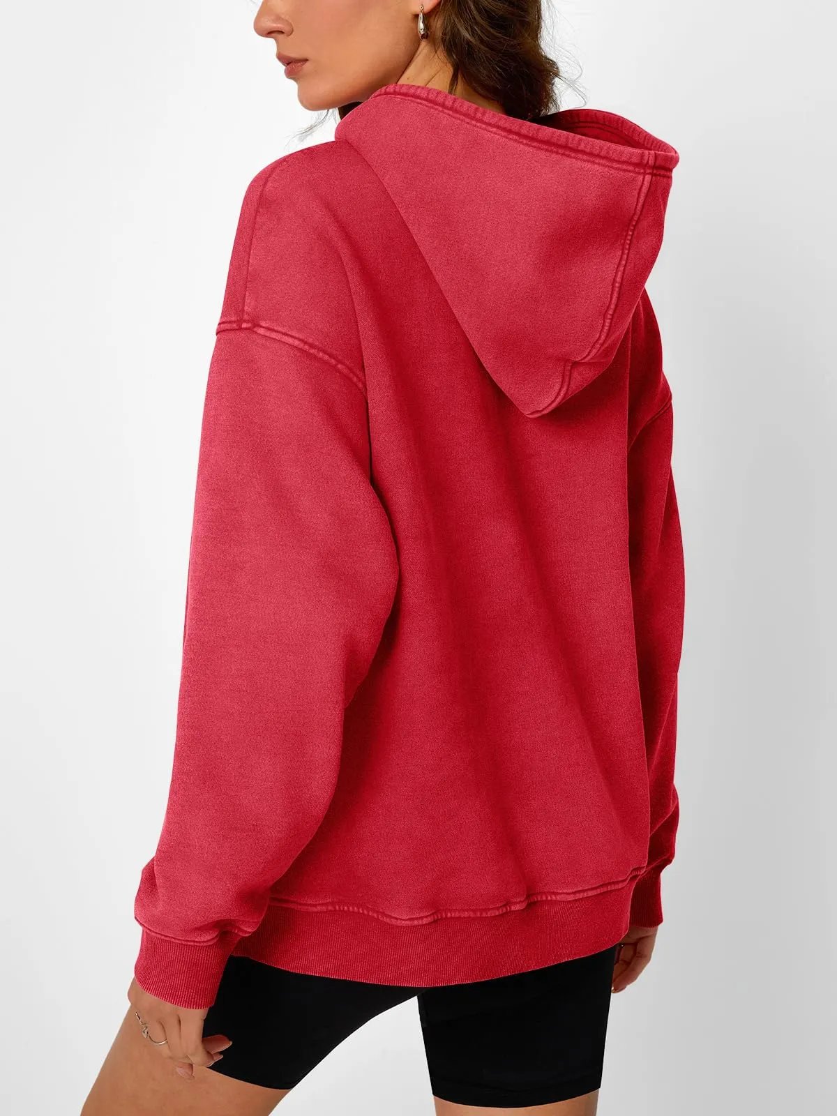 Übergroßer Pullover mit Acid-Wash-Effekt