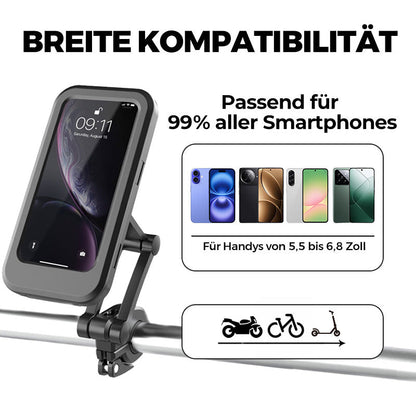 Wasserdichte Smartphone-Halterung für Fahrrad und Motorrad