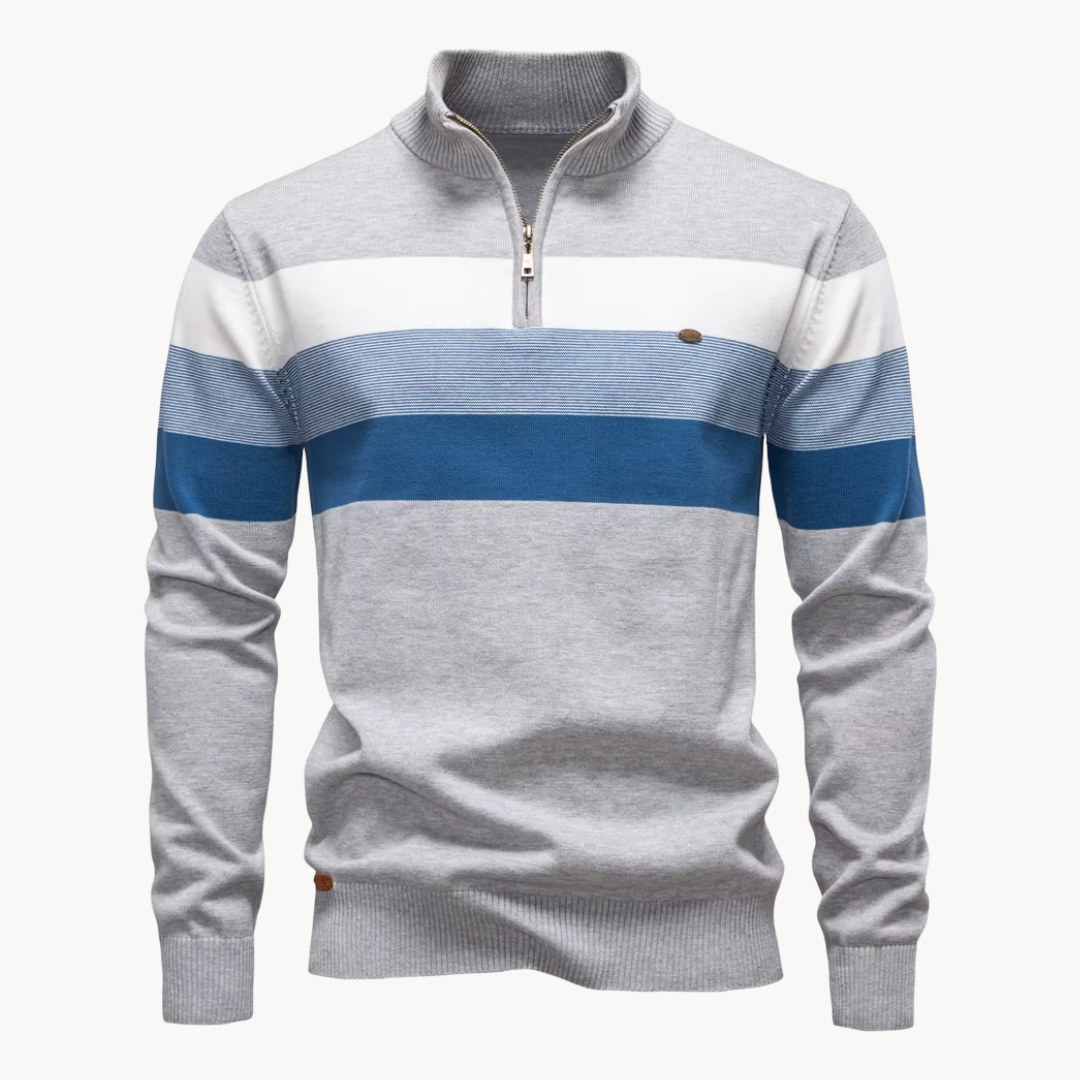 Duval Paris™ | Pull à fermeture éclair quart de longueur Burk
