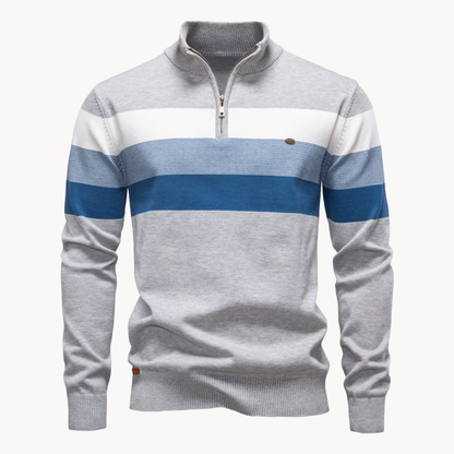 Duval Paris™ | Pull à fermeture éclair quart de longueur Burk