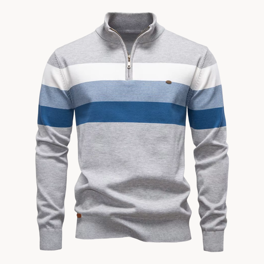 Duval Paris™ | Pull à fermeture éclair quart de longueur Burk