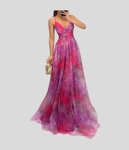 Carola - Charming Floral Maxi Dress