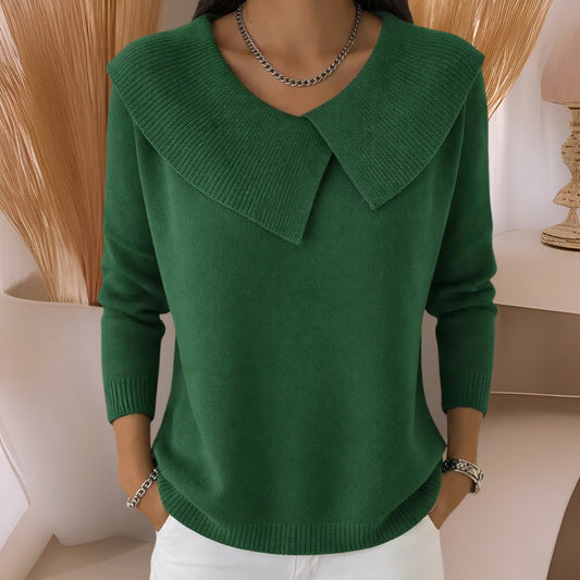 Jennifer Strickpullover mit weichem Kragen