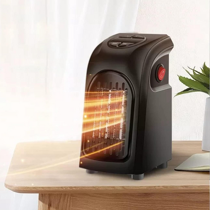 Electric Fan Heater with Thermostat – Compact and Plug-In Design