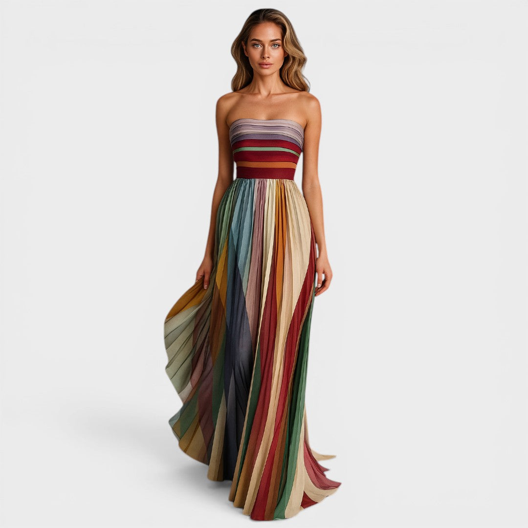 Raquel™ | Vestido maxi fluido y elegante