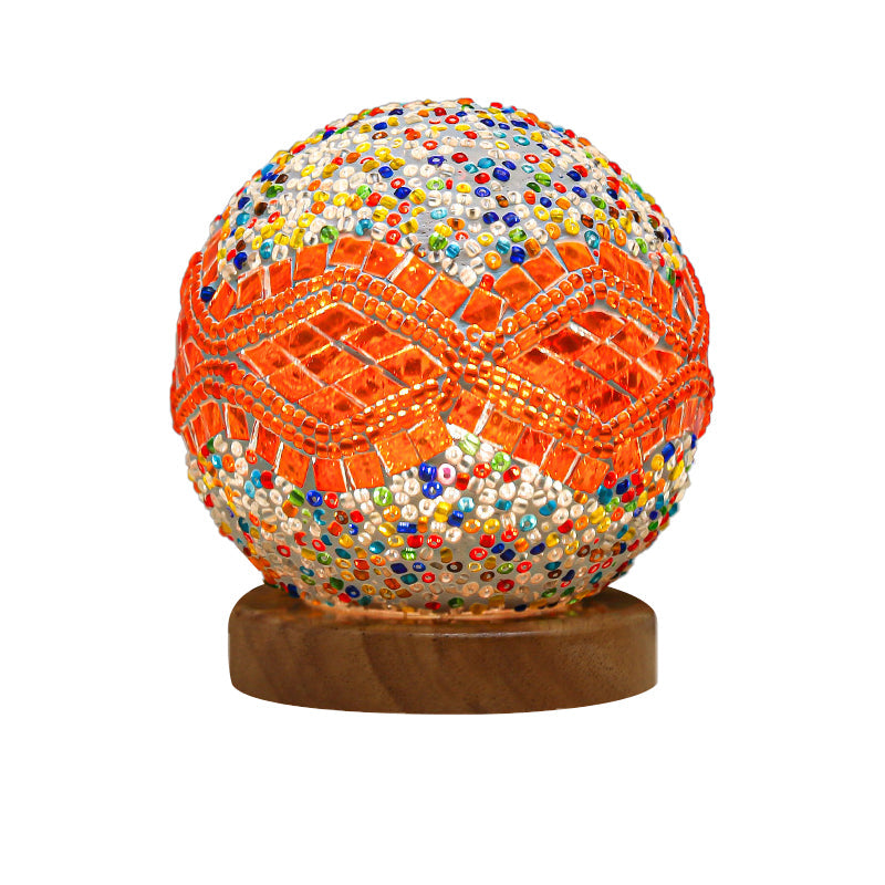 Mireva Tischleuchte mit Mosaikdesign – LED Lampe mit dimmbarer Funktion