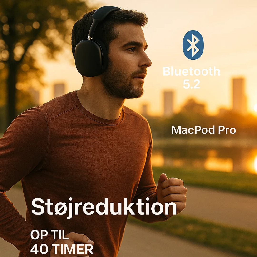 Macpod Pro | Stijlvolle draadloze hoofdtelefoon