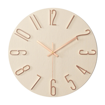 Wall Clock – Minimalist Modern Design with Silent Quartz Movement for Stylish Interiors