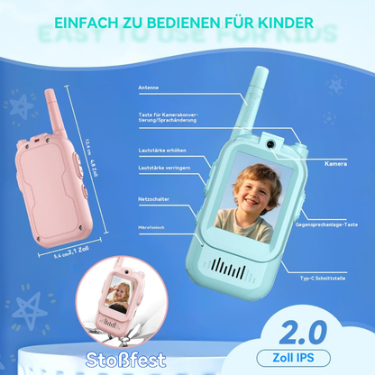 Kinder Walkie Talkie Kamera | Video Funk Spielzeug