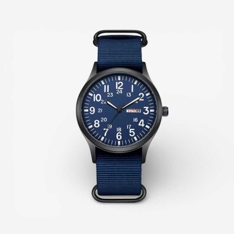 Lucas – Men's Watch with Round Dial and Clear Number Display
