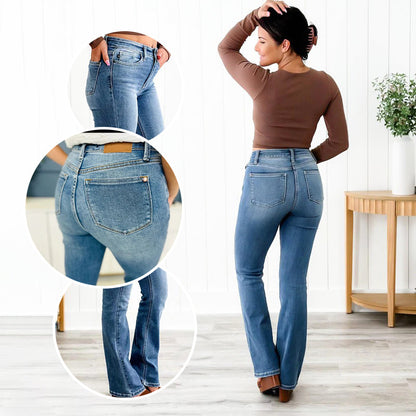 Isella | Formender Denim mit hohem Bund und flexiblem Sitz