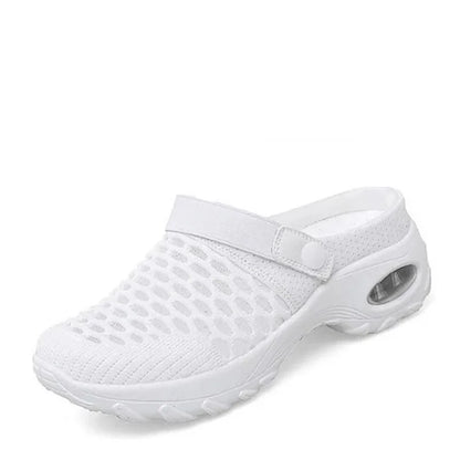 CloudClog | Orthopedische dames luchtkussenklompen – Lichtgewicht, ademend mesh instappers