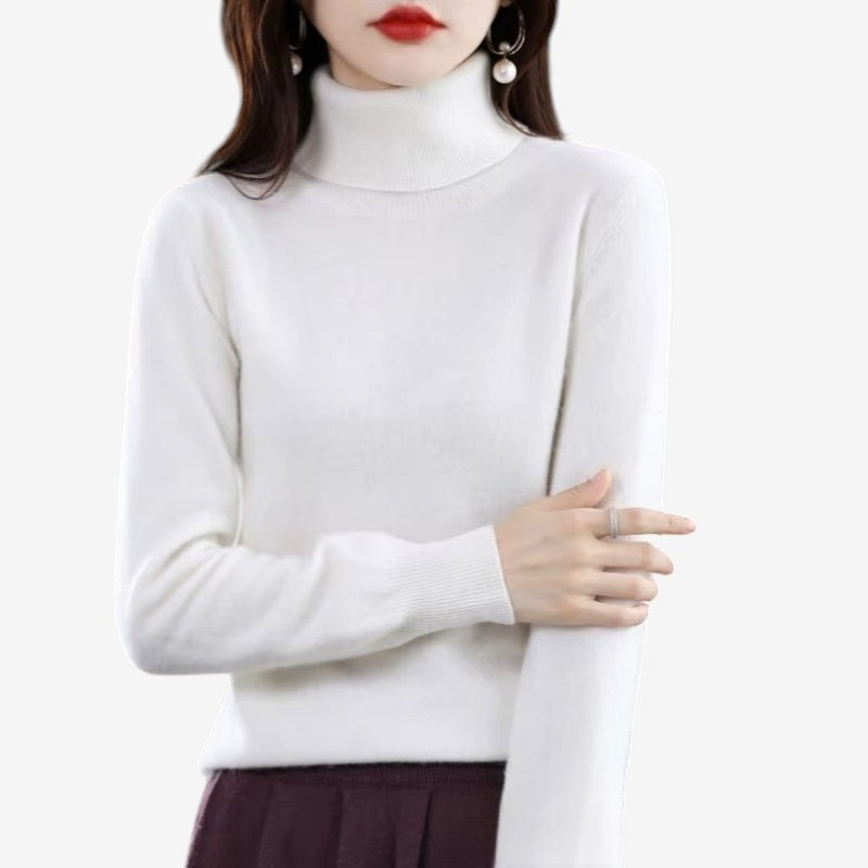 Kiara - Long sleeve sweater with turtleneck