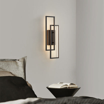 Ocireon - Rechthoekige Geometrische LED Wandlamp