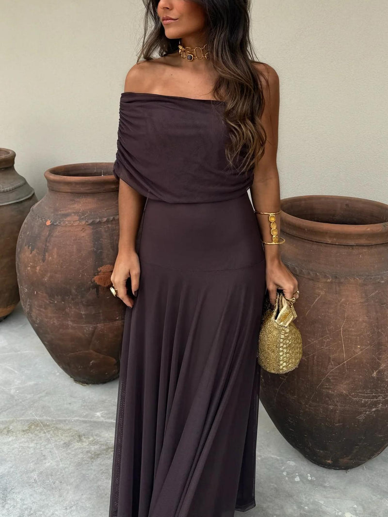 Jennifer | Vestido Maxi Elegante Mesh