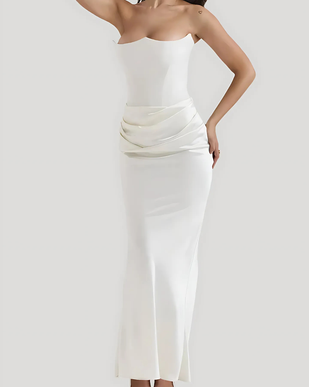 Brooklyn | Women Wedding Guest drapowany Maxi dress
