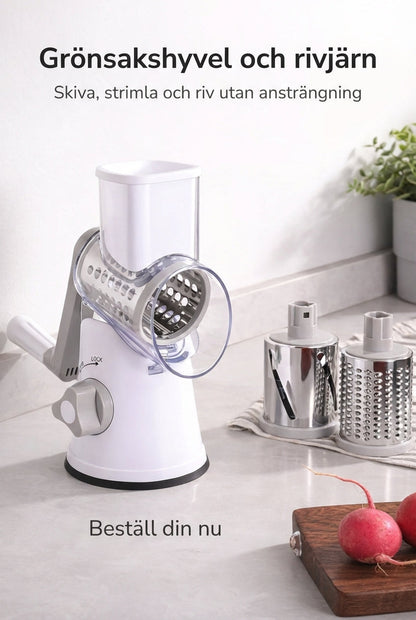 ChopMaster Pro 3-i-1 Roterande Rivjärn
