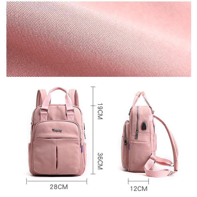 Oxford Rucksack mit USB-Ladefunktion – wasserdicht & viele Fächer Zorenza